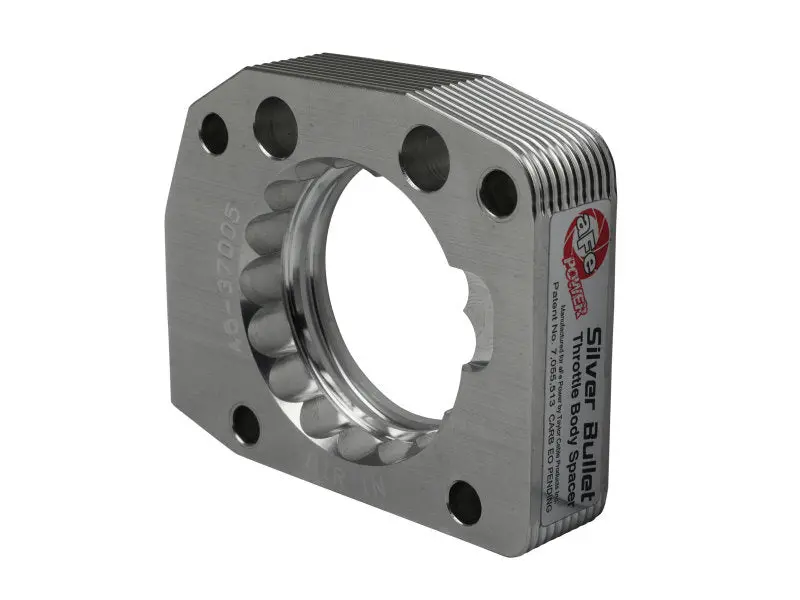 Afe Silver Bullet Throttle Body Spacer For 2000–2003 Honda S2000 (2.0L L4) – Silver Anodized 2