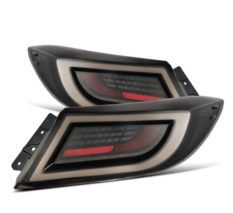 Alpharex Luxx Led Taillights For 2022–2024 Toyota Gr86 – Black Smoke Lens Finish 1