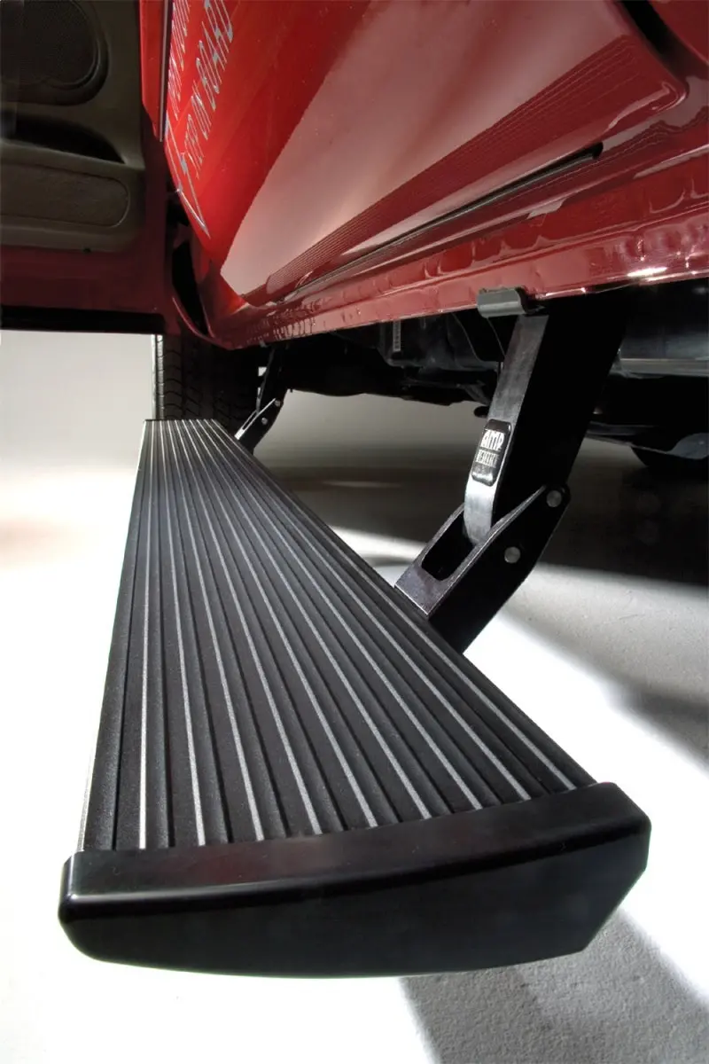 Amp Research Powerstep Running Boards – Plug-And-Play For 2014–2017 Chevy Silverado 1500 Double/Crew Cab, Black 1