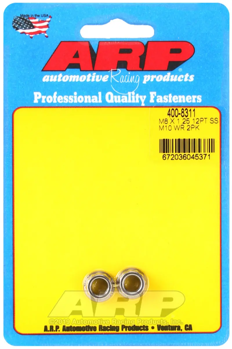 Arp Stainless Steel 12-Point Nut Kit – M8 X 1.25 And M10 Thread Sizes 1