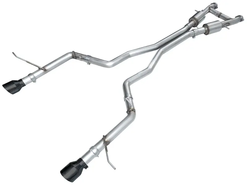 Awe Tuning Track Edition Exhaust System — Diamond Black Tips For 2011–2024 Dodge Durango 5.7L 1