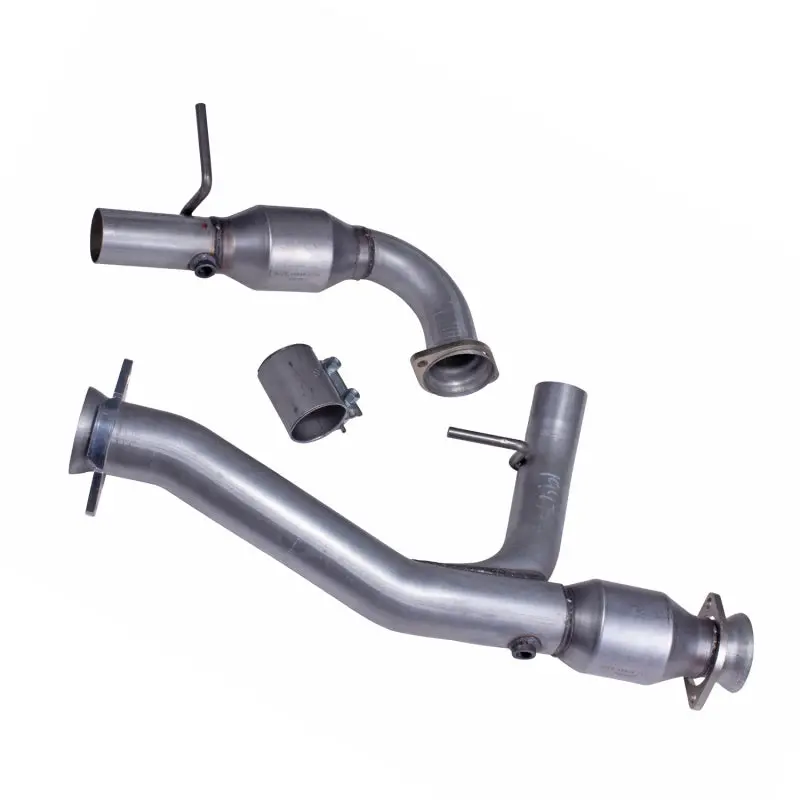 Bbk Shorty Mid-Y Exhaust Pipe With Catalytic Converters For 2011–2014 Ford F-150 5.0L Coyote Engine 1