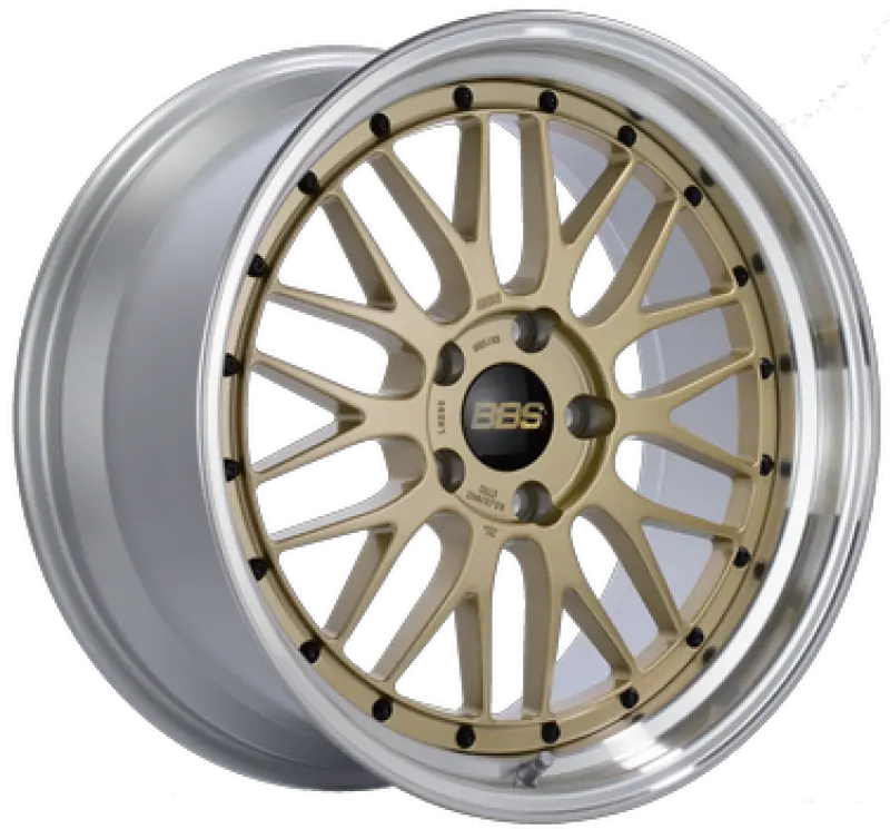 Bbs Lm Gold Forged Alloy Wheel – 21X10.5, 5X112 Bolt Pattern, +10Mm Offset, 82Mm Center Bore 1
