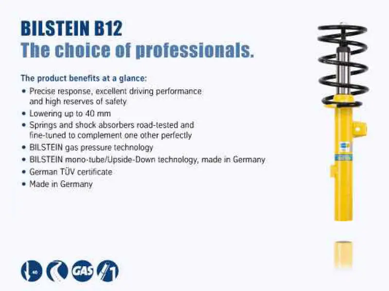 Bilstein B12 Performance Suspension Kit For 1994 Bmw 740I (Front & Rear) 1