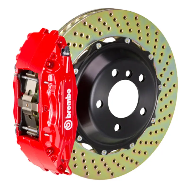 Brembo Gt Big Brake Kit For 1992–1999 Mercedes-Benz S-Class W140 – Front Drilled Two-Piece Rotors (355X32Mm), 4-Piston Calipers 1