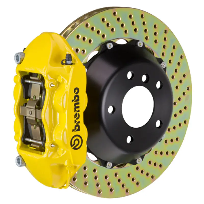 Brembo Gt Big Brake Kit — Rear Drilled Two-Piece Rotors (380X28Mm) With 4-Piston Calipers For 1993–1998 Toyota Supra 1
