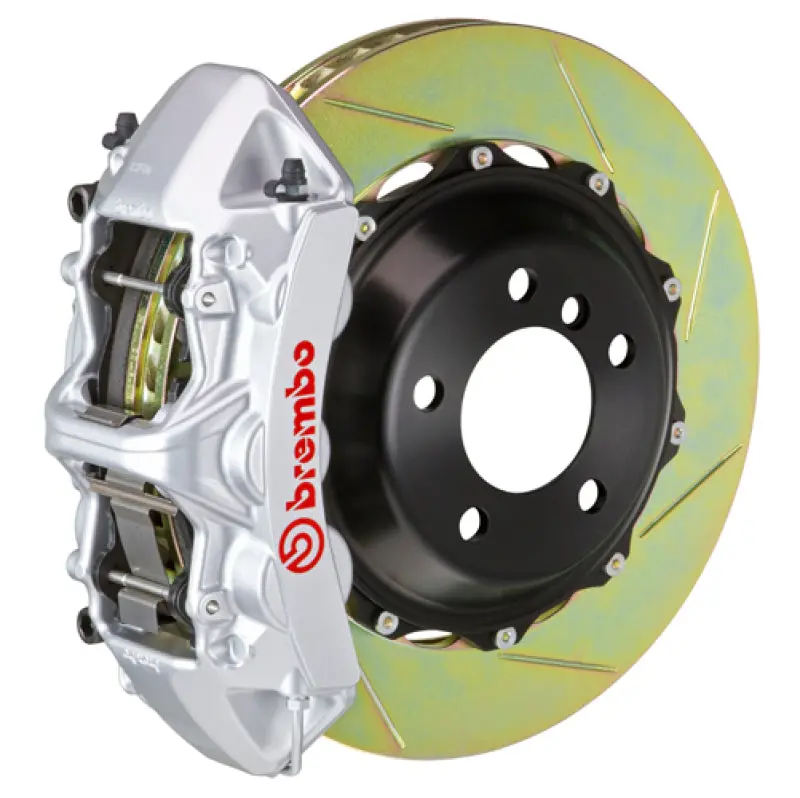 Brembo Gt Brake Kit For Audi A4 (2017+) & A5 (2018+): 6-Piston Front Calipers With Slotted 380X32Mm Two-Piece Rotors 1