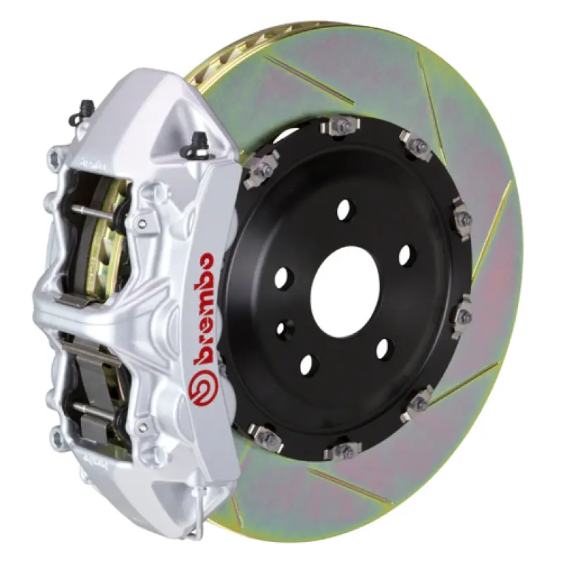 Brembo Gt Front Big Brake Kit – 6-Piston Calipers, 365X34Mm Two-Piece Slotted Rotors For 2011–2016 Bmw 528I 1
