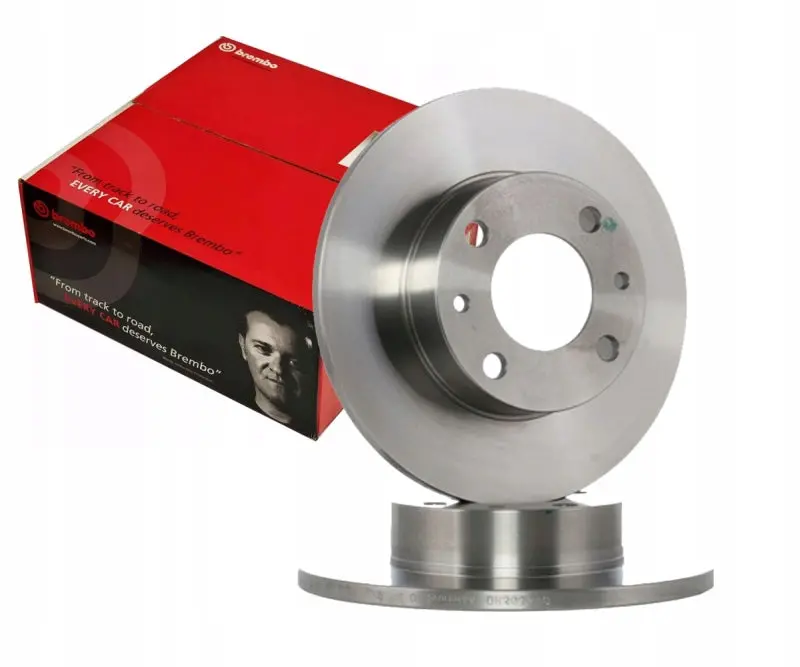Brembo Premium Rear Brake Rotors For 2004–2013 Mazda 3 – Uv-Coated, Oe-Dimensional Replacement 1