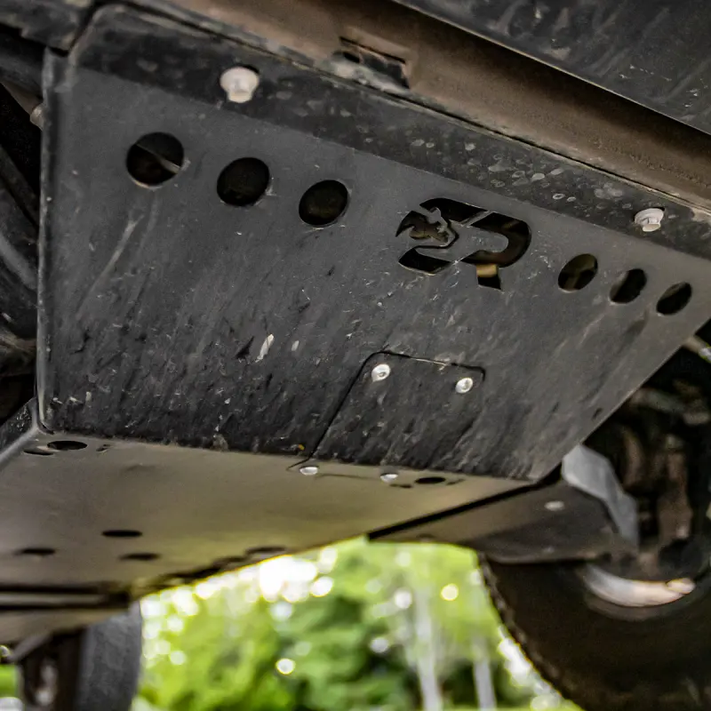 Cali Raised Heavy-Duty Front Skid Plate For 2015–2024 Toyota 4Runner – Raw Steel Finish 1