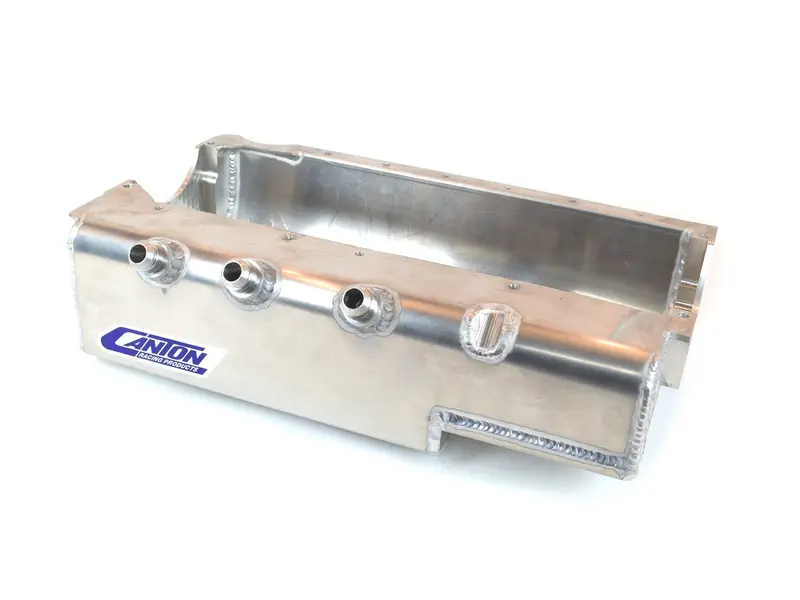 Canton Aluminum Dry Sump Oil Pan – 5In Deep, Compatible With Pre-1985 Small Block Chevy Engines 1