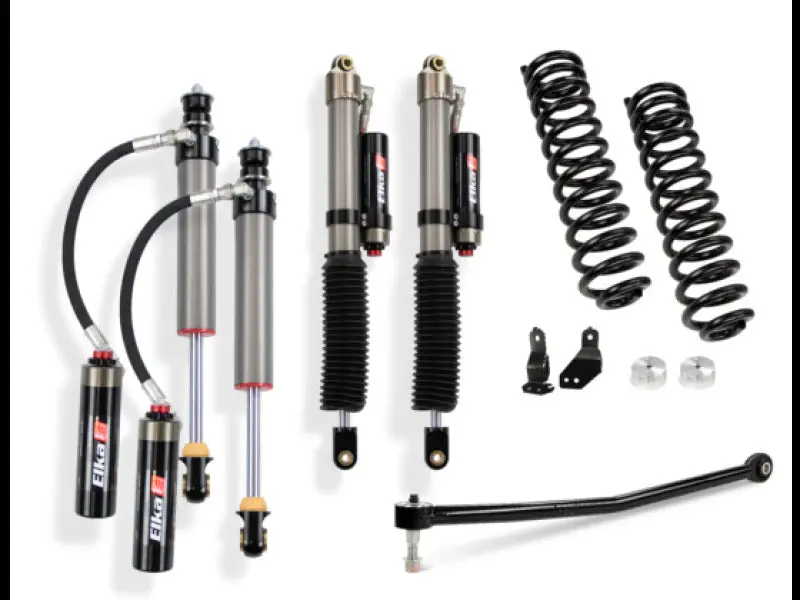 Cognito Elite Leveling Kit For 2017–2019 Ford F-250/F-350 Super Duty 4Wd – 2" Lift With 2.5" Elka Remote Reservoir Shocks 1