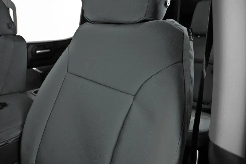 Covercraft Endura Precisionfit Front Row Seat Covers For 2015–2024 Ford Edge – Charcoal-On-Charcoal 1