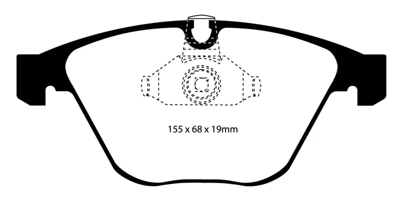 Ebc 08-10 Bmw M3 4.0 (E90) Bluestuff Front Brake Pads 1