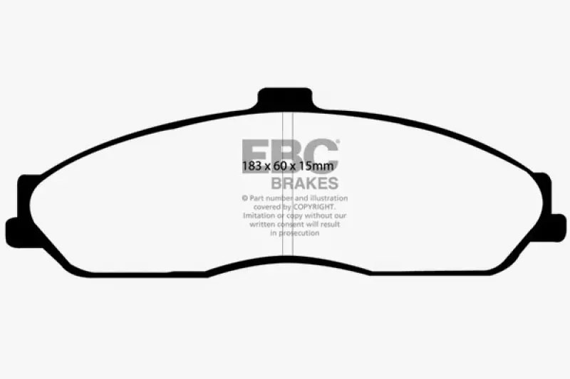 Ebc Bluestuff Front Brake Pads For 2003–2004 Cadillac Xlr 4.6L V8 1