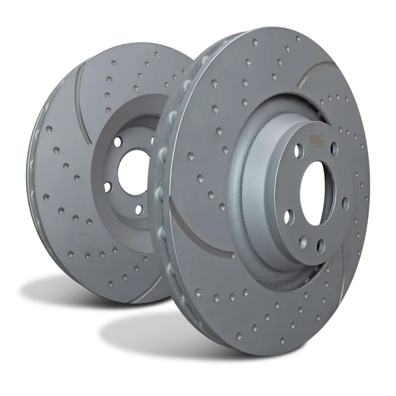 Ebc Gd Sport Front Brake Rotors For 2021+ Nissan Kicks 1.6L With Rear Rotors 1
