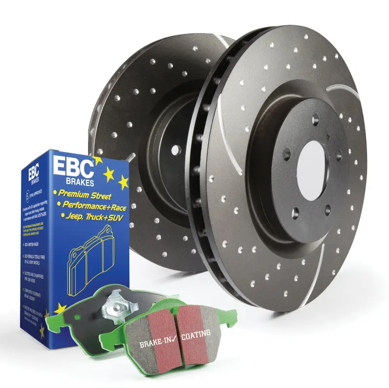 Ebc Greenstuff Brake Pad And Gd Slotted Rotor Kit – S10 Performance Package 1