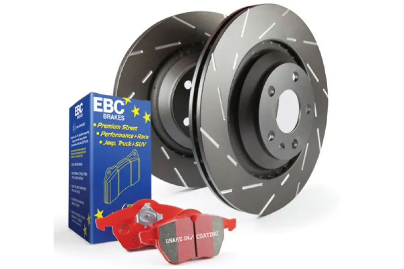 Ebc S4 High-Performance Brake Kit – Redstuff Pads And Usr Drilled/Slotted Rotors 1