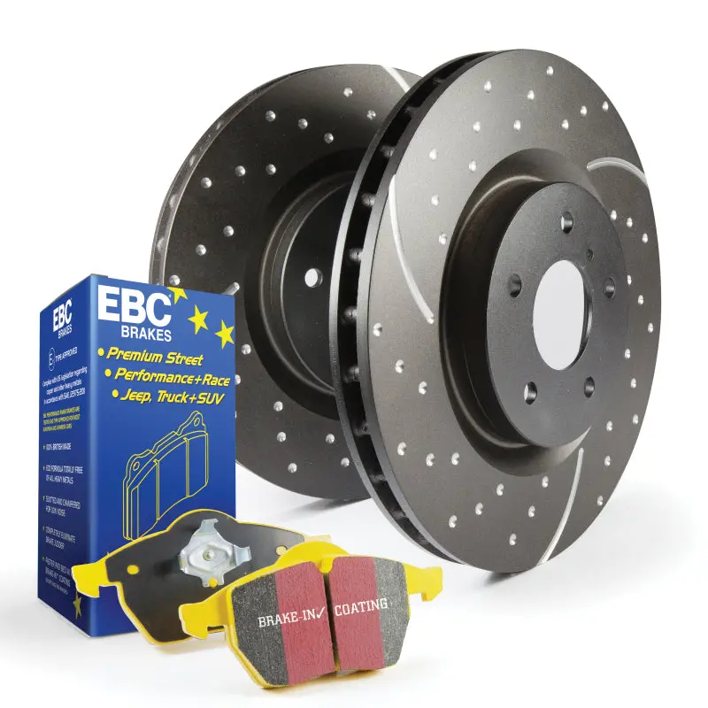 Ebc Yellowstuff High-Performance Brake Kit – S5 Series Pads & Gd Grooved Rotors 2