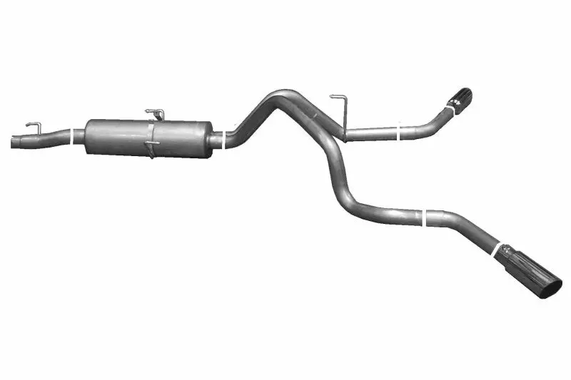 Gibson Aluminized Cat-Back Dual Exhaust System For 2002–2005 Dodge Ram 1500 Slt (4.7L) 1