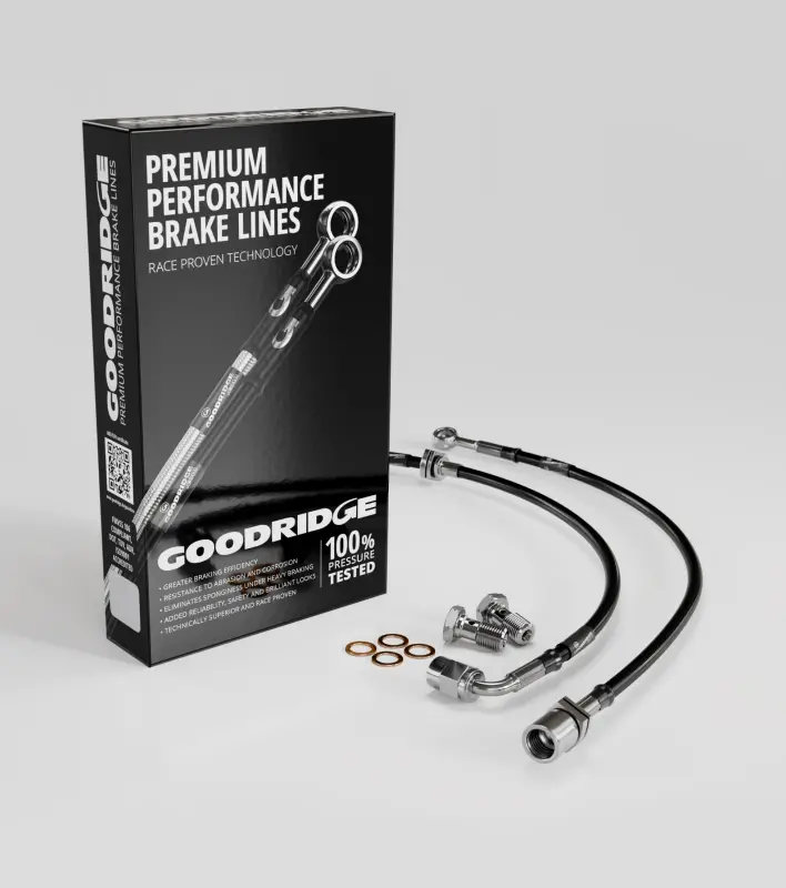 Goodridge Stainless Steel Front Brake Lines For 1993–1995 Mazda Rx-7 1