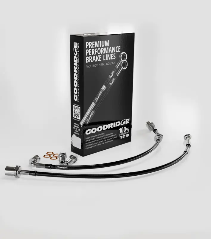 Goodridge Stainless Steel Front Brake Lines — For 2000–2002 Toyota Celica 1