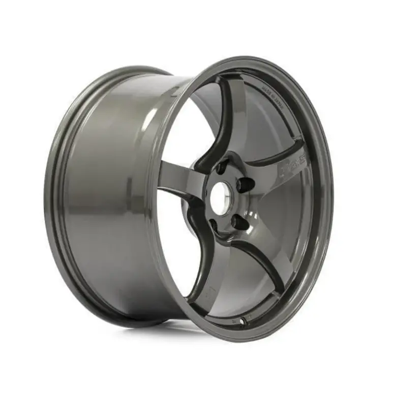 Gram Lights 57Cr Forged Aluminum Wheel – 18×8.5 Inches, +37Mm Offset, 5×108 Bolt Pattern, Hyper Silver Gunmetal Finish 1