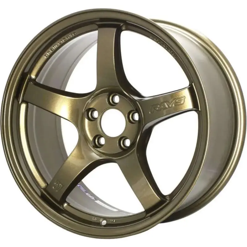 Gram Lights 57Dr Forged Alloy Wheel – 18X9.5 Inch, +38 Offset, 5X100 Pcd, Almite Gold Finish 1