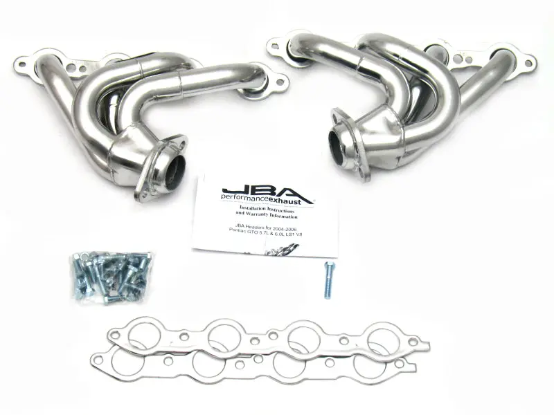 Jba Cat4Ward Long-Tube Header For 2004–2006 Pontiac Gto – 5.7L/6.0L Ls, 1.625" Primary Tubes, Silver Coated 1