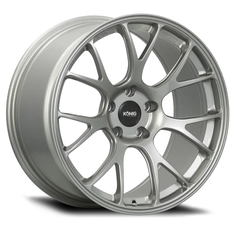 Konig Forged F1M Alloy Wheel – 18X10.5In, 5X120Mm, Et25 Offset, Ash Silver Knurled Bead 1