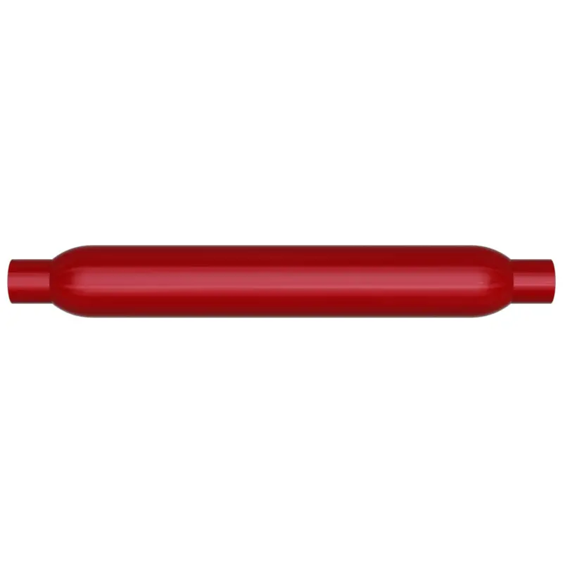Magnaflow Red Pack Glasspack Muffler – 4-Inch Diameter, 26-Inch Body, 2.5-Inch Inlet/Outlet 1