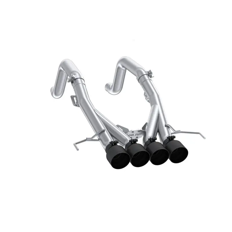 Mbrp Axle-Back Exhaust System For 2014–2019 Chevrolet Corvette 6.2L – 3-Inch, Quad Black Tip, Muffler Bypass Design 1