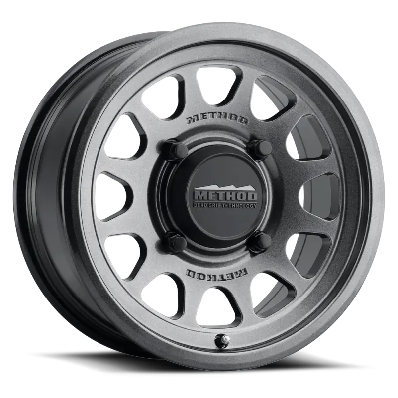 Method Mr414 Bead-Grip Off-Road Wheel – 15X10", Graphite Finish, 5X4.5", +25Mm Offset, 76Mm Cb 1