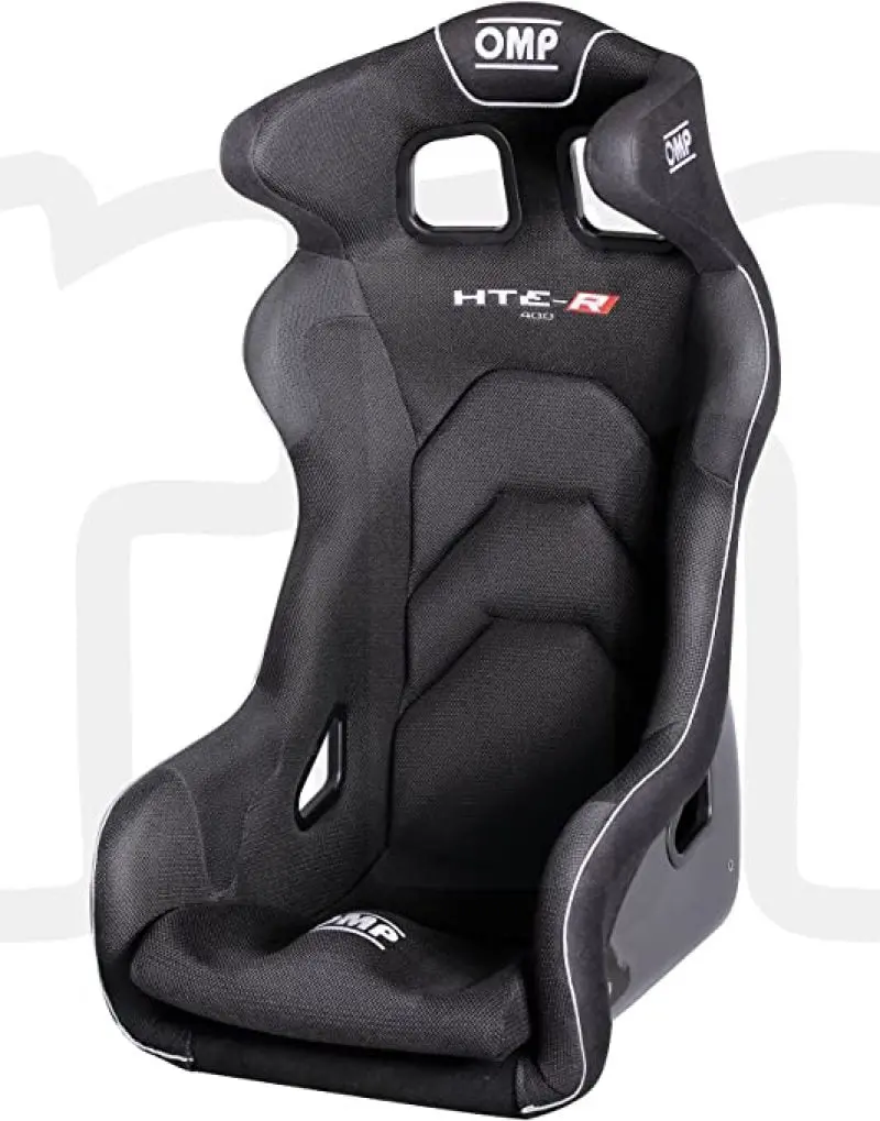Omp Hte Series 400 Racing Bucket Seat – Black Fabric And Vinyl 1