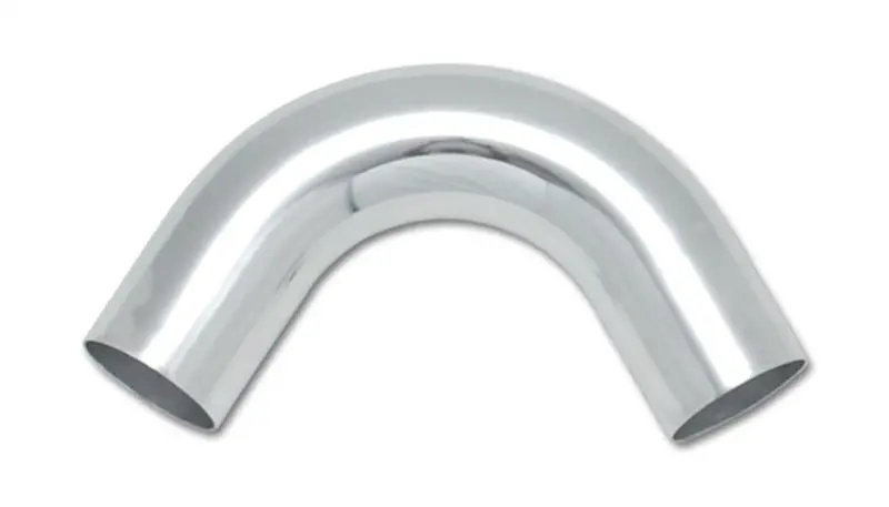 Polished Aluminum Universal Tubing – 2.5-Inch Outer Diameter With 120° Pre-Bent Configuration 1