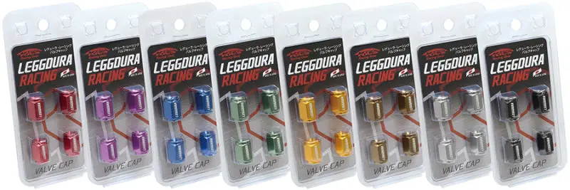 Project Kics Leggdura Blue Racing Valve Cap Set 1