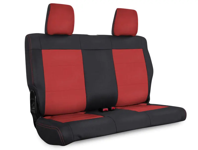 Prp Black And Red Rear Seat Cover For 2007–2018 Jeep Wrangler Jku 4-Door 1