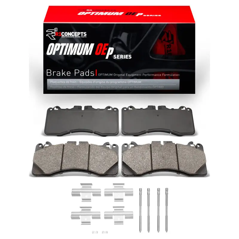 R1 Optimum Oe Front Brake Pad & Hardware Kit For 2010–2025 Lexus Gs F 1