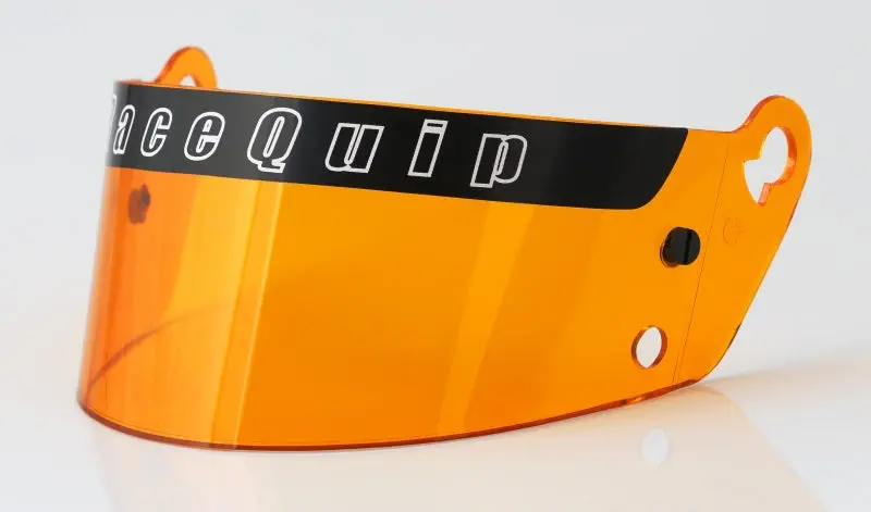 Racequip Sportmod Amber Racing Shield With Integrated Visor 1