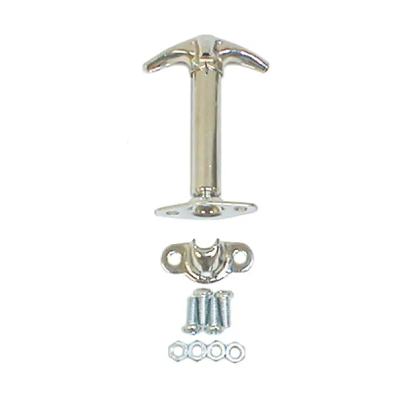 Rugged Ridge Chrome Hood Catch For 1941–1995 Jeep Cj & Yj Wrangler Models 1
