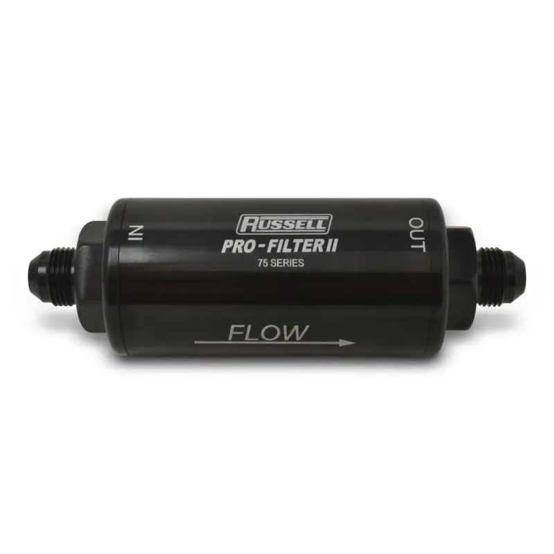 Russell Pro-Filter 75 Series 6An Inline Fuel Filter Assembly – 100-Micron Stainless Steel – Model 2 1