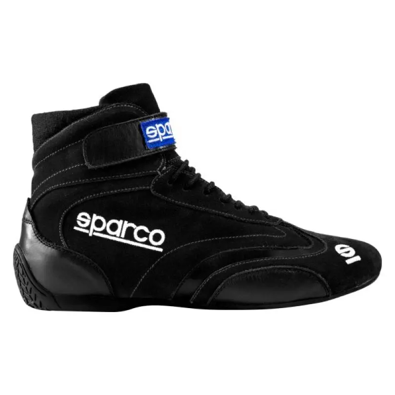 Sparco Shoe Top Racing Shoe – Size 38, Matte Black Finish 1