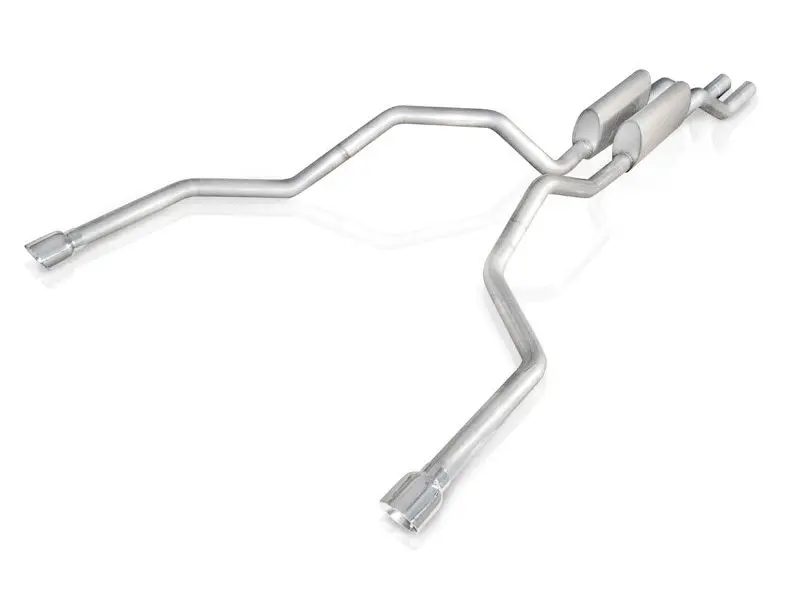 Stainless Works Chambered Exhaust System For 2004–2008 Ford F-150 5.4L – 2.5-Inch Diameter, Under-Bumper Exit 1