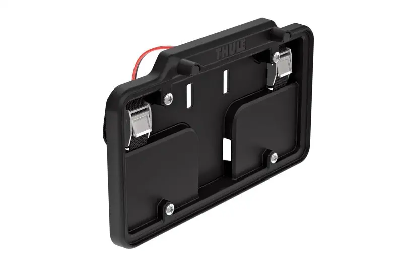Thule License Plate Bracket – Black, Designed For Hitch-Mounted Bike Racks 1