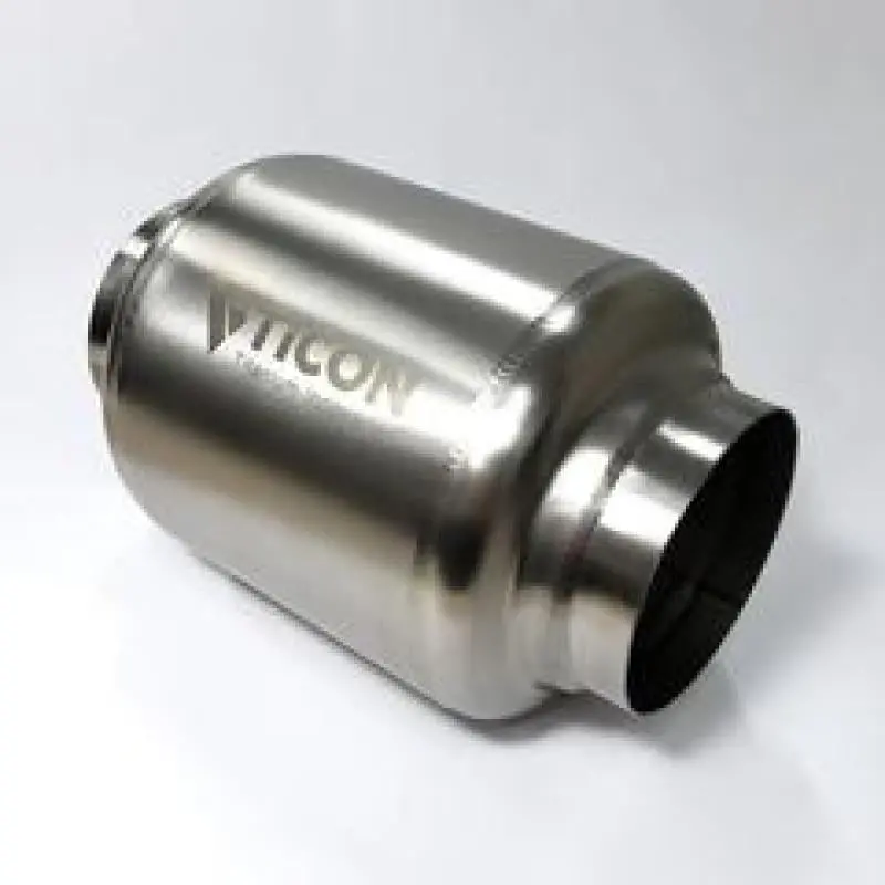 Ticon Industries Ultralight Titanium Muffler – 7-Inch Overall Length, 2.5-Inch Inlet/Outlet 1