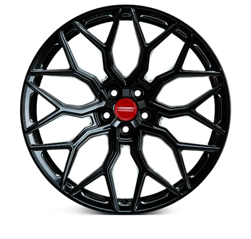 Vossen Hf-2 Monoblock Wheel – 24X10", 5X130, Et20, Deep Concave Face, Gloss Black, 84.1Mm Hub Bore 1
