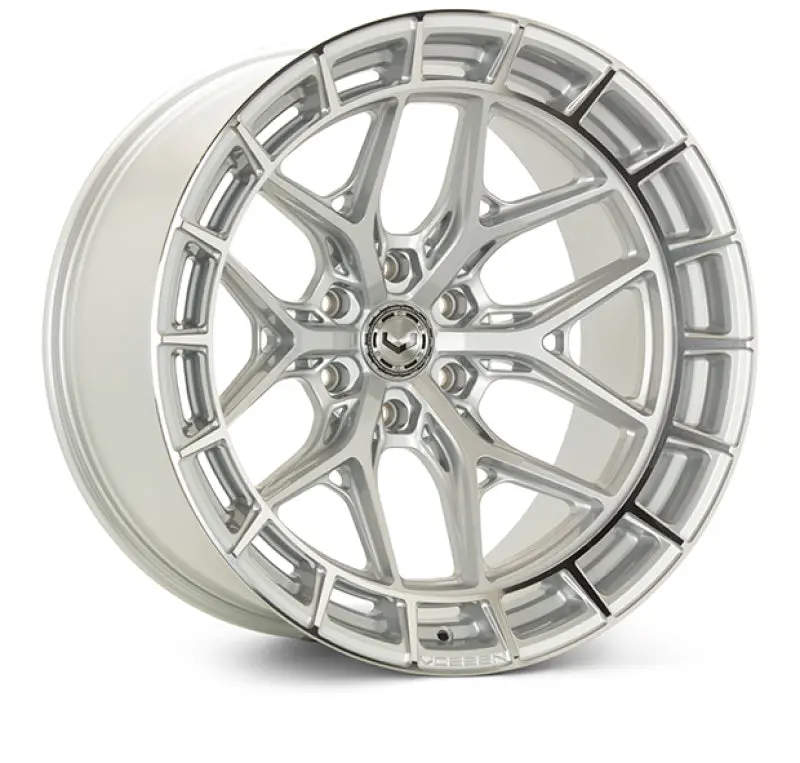 Vossen Hfx-6 22X9.5-Inch Forged Wheel – 6X139.7 Bolt Pattern, Et20 Offset, Deep Concave, Silver Polished Finish 1