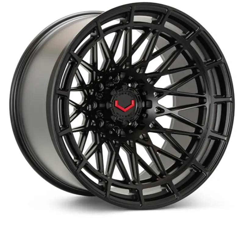 Vossen Lcx-03 24X14 - 8X165.1 - Et75 - Mega Deep - 125.1 - Satin Black Wheel 1