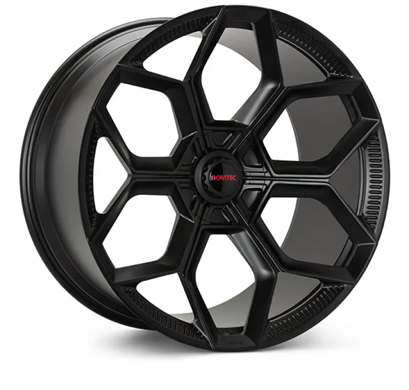 Vossen X Novitec Nl5-Cl Forged Alloy Wheel – 20X9", 5X112, Et36, Satin Black – Front Fitment For Lamborghini Huracán 1