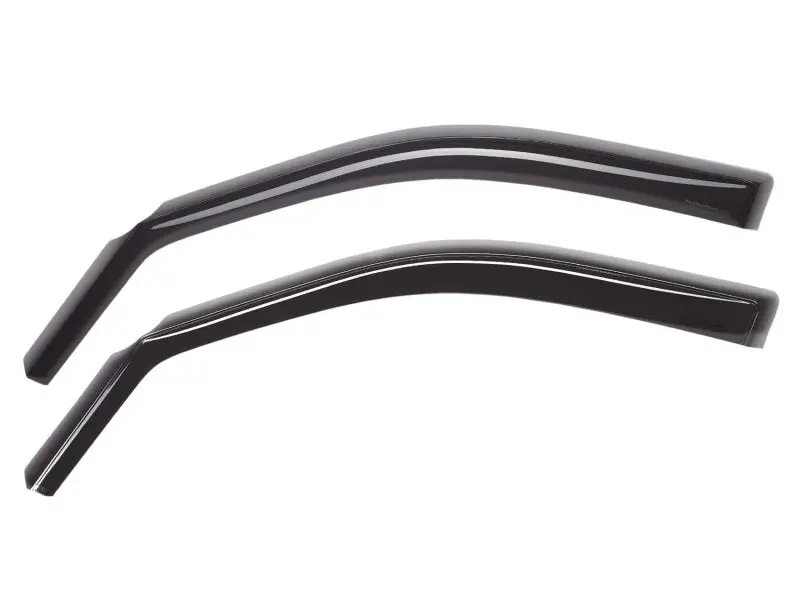 Weathertech Dark Smoke Window Deflectors — Front Side For 2019+ Ford Ranger Supercrew 1